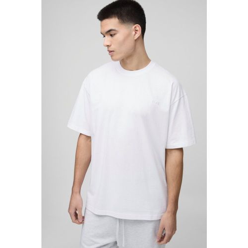 MAN. T-shirt oversize à col ras-du-cou - S - Boohooman - Modalova