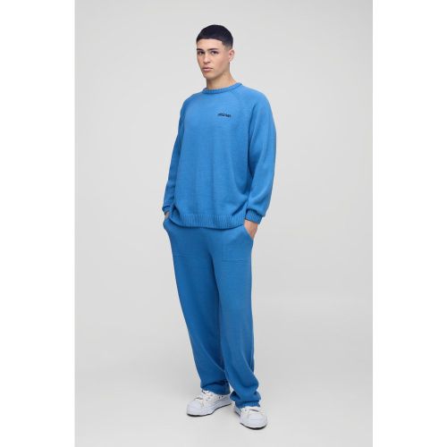 Survêtement oversize avec pull raglan et jogging - S - Boohooman - Modalova