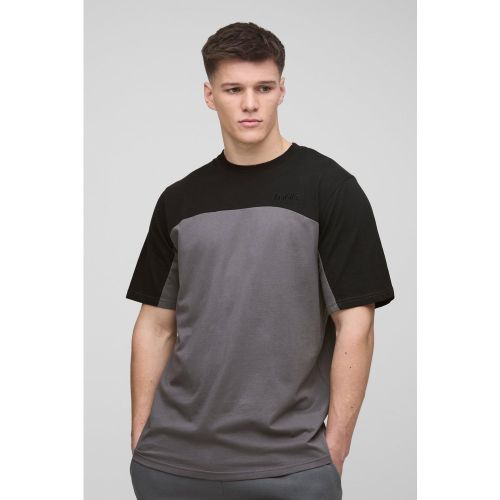 Tall - T-shirt color block - MAN - S - Boohooman - Modalova