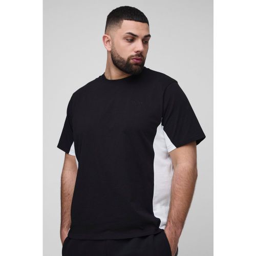 Grande taille - T-shirt color block - MAN - XXXL - Boohooman - Modalova