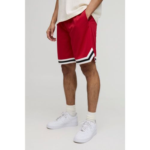 Short de basket mi-long en mesh - S - Boohooman - Modalova