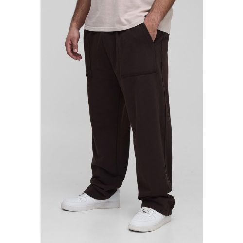 Grande taille - Jogging oversize à bords bruts - XXXL - Boohooman - Modalova