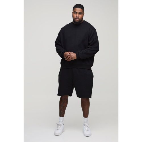 Grande taille - Ensemble avec sweat et short - 2XL - Boohooman - Modalova
