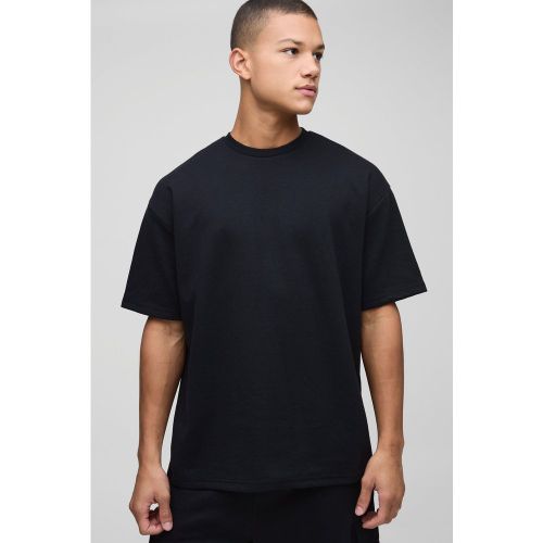 T-shirt oversize à surpiqûres - S - Boohooman - Modalova