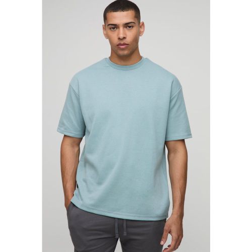 T-shirt oversize à surpiqûres - S - Boohooman - Modalova