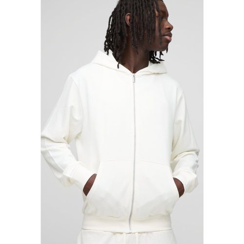 Sweat à capuche basique zippé homme - S - Boohooman - Modalova