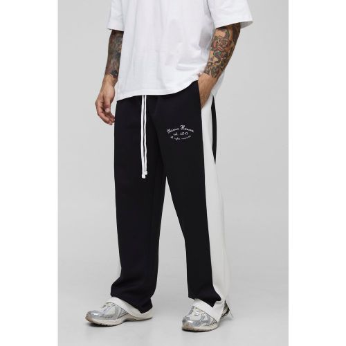 Jogging large à rayures - MAN - S - Boohooman - Modalova