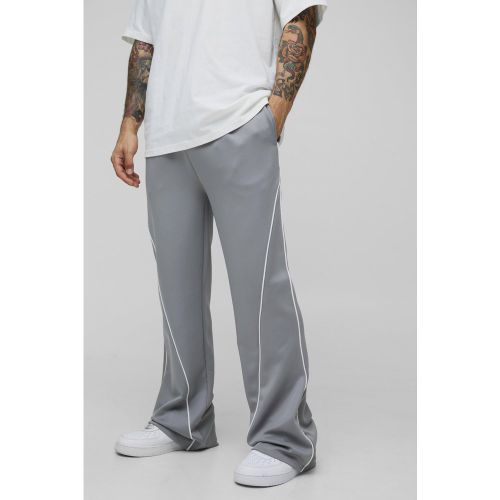 Jogging large flare en maille - S - Boohooman - Modalova