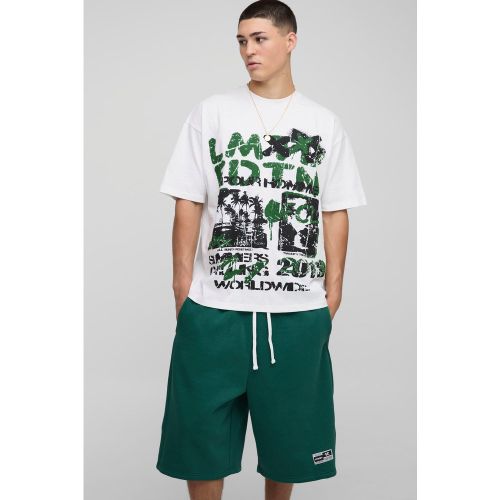 Ensemble avec t-shirt et short - Limited Edition - S - Boohooman - Modalova