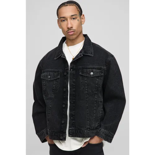 Veste en jean homme - S - Boohooman - Modalova