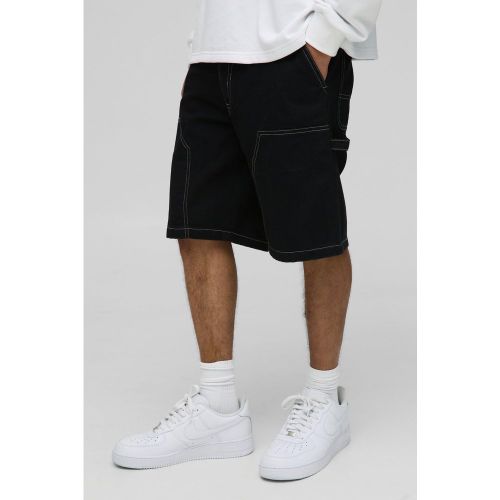 Short charpentier large à coutures contrastantes - 28 - Boohooman - Modalova