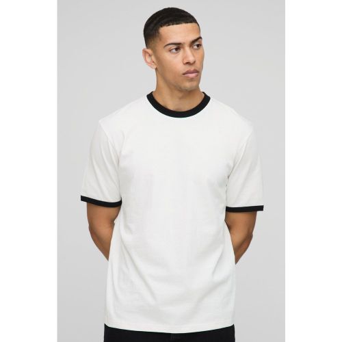 T-shirt à col ras-du-cou - S - Boohooman - Modalova