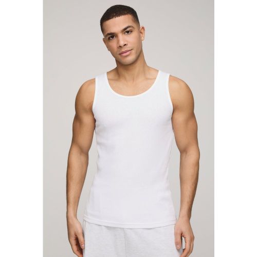 Débardeur côtelé basique - S - Boohooman - Modalova