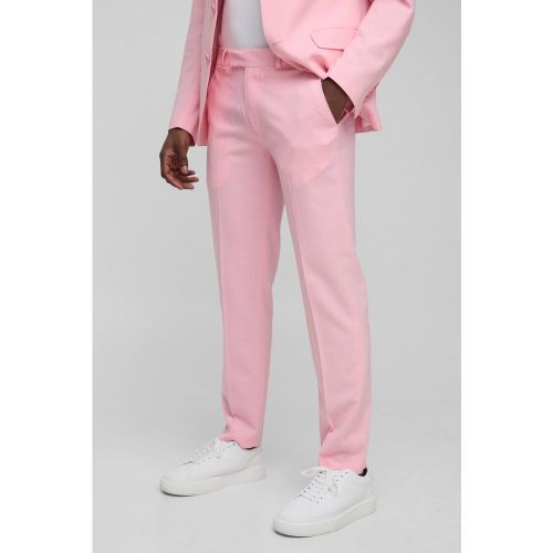 Pantalon de costume slim à taille fixe - 28 - Boohooman - Modalova