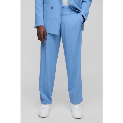Pantalon de costume large à taille fixe - 28 - Boohooman - Modalova