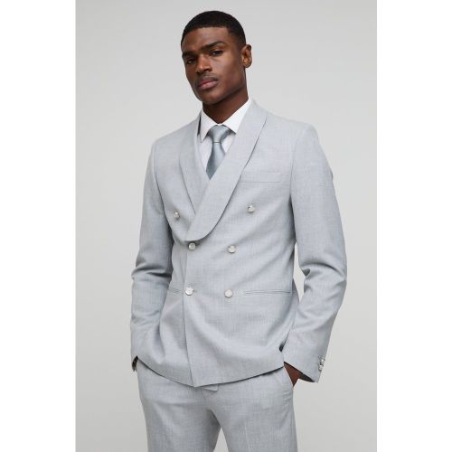 Veste de costume croisée droite - 34 - Boohooman - Modalova