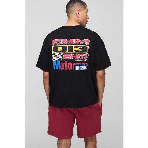 Ensemble oversize avec t-shirt et short - S - Boohooman - Modalova