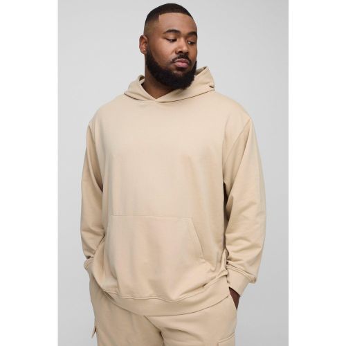 Grande taille - Sweat à capuche droit basique homme - 2XL - Boohooman - Modalova