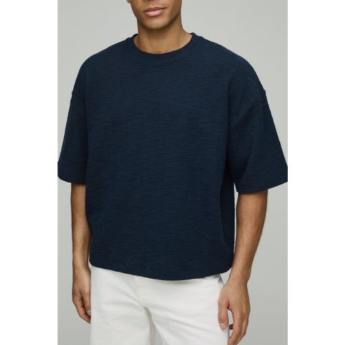 T-shirt oversize épais texturé - S - Boohooman - Modalova