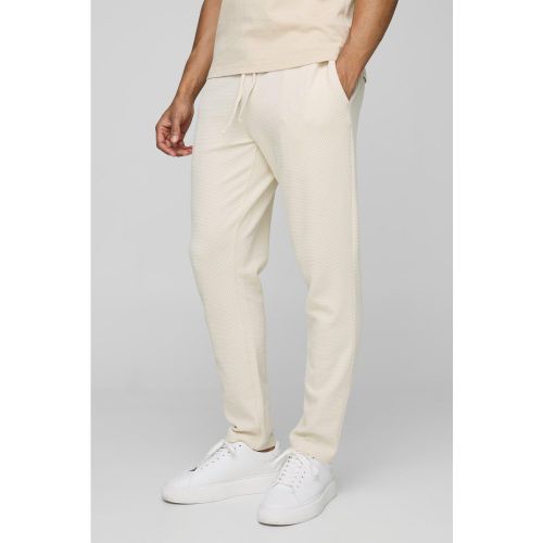 Jogging slim fuselé texturé - S - Boohooman - Modalova