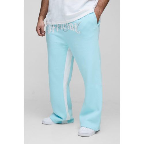 Grande taille - Jogging évasé à broderie - Official - XXXL - Boohooman - Modalova