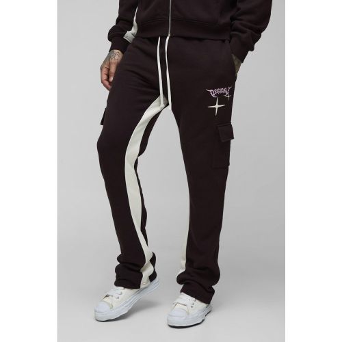 Tall - Jogging slim à soufflet - Official - S - Boohooman - Modalova