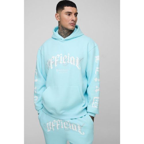 Tall - Sweat à capuche oversize à broderie - Official - S - Boohooman - Modalova