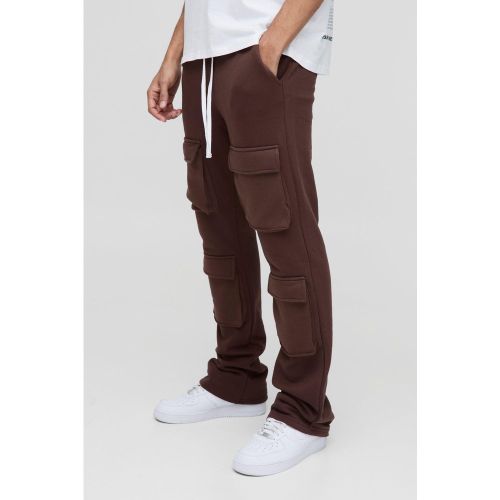 Jogging slim à poches multiples - S - Boohooman - Modalova