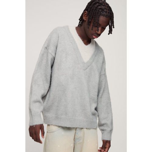 Pull oversize en maille brossée - S - Boohooman - Modalova