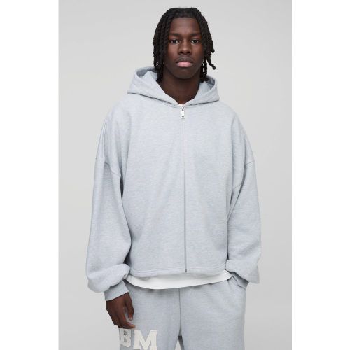 Sweat à capuche oversize zippé homme - S - Boohooman - Modalova