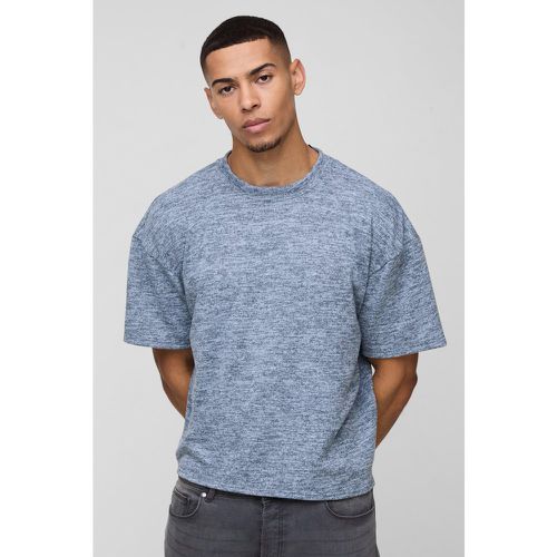 T-shirt oversize brossé - L - Boohooman - Modalova