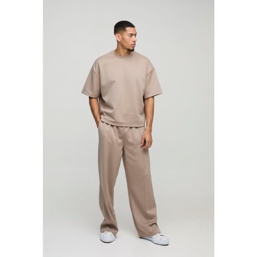 Survêtement oversize à bordures contrastantes - S - Boohooman - Modalova