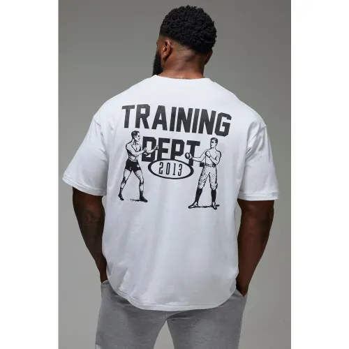 T-shirt oversize de sport - MAN Active homme - S - Boohooman - Modalova