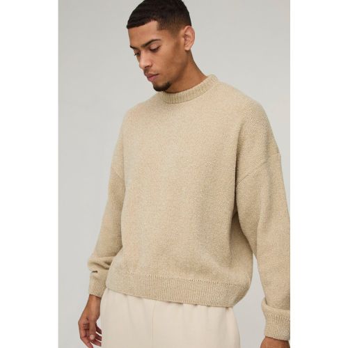 Sweat oversize en maille - XL - Boohooman - Modalova
