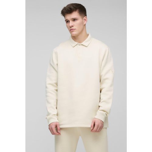 Tall - Polo de rugby tissé homme - S - Boohooman - Modalova