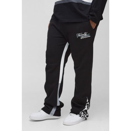 Grande taille - Jogging flare à imprimé étoiles - XXXL - Boohooman - Modalova