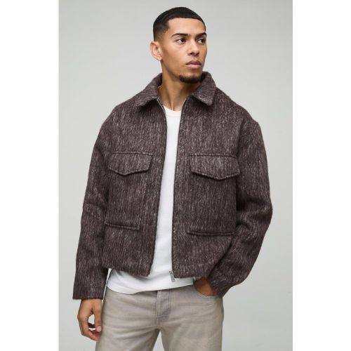 Veste Harrington oversize utilitaire - S - Boohooman - Modalova