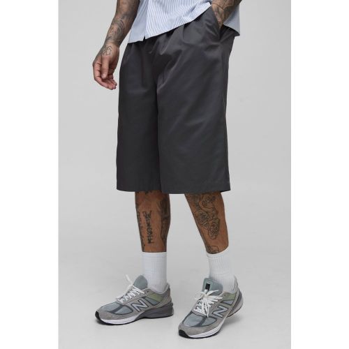 Tall - Bermuda plissé - 30 - Boohooman - Modalova