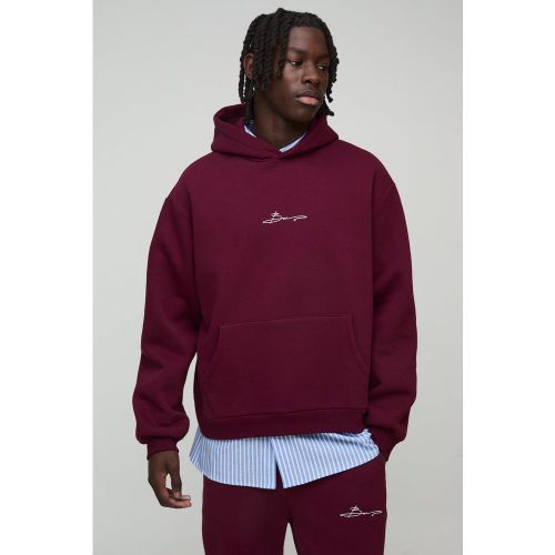 Sweat à capuche oversize imprimé - MAN homme - S - Boohooman - Modalova