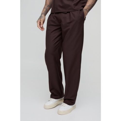 Tall - Pantalon habillé à ceinture - 30 - Boohooman - Modalova
