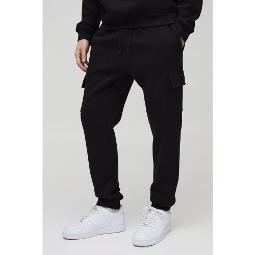 Jogging cargo slim épais - S - Boohooman - Modalova