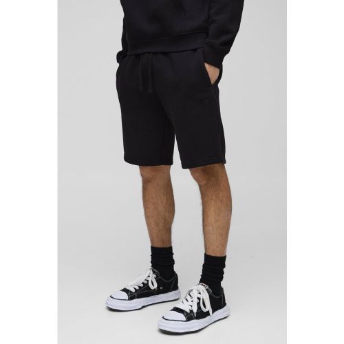 Short large mi-long à logo signature - S - Boohooman - Modalova
