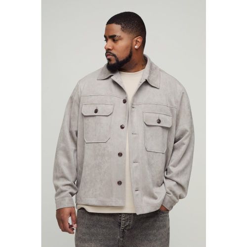 Tall - Surchemise cargo en synthétique - XXXL - Boohooman - Modalova