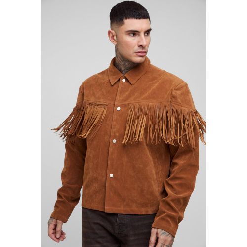 Tall - Veste à pompons en synthétique - S - Boohooman - Modalova