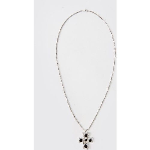 Collier À Pendentif Croix En - One Size - boohoo - Modalova