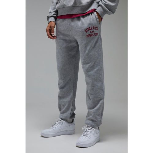 Jogging de sport oversize à slogan Bronx - MAN Active - S - Boohooman - Modalova