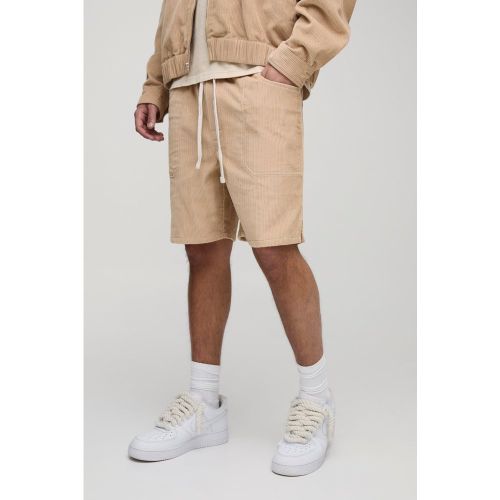 Short large en velours côtelé - S - Boohooman - Modalova