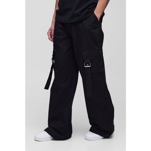 Tall - Pantalon cargo baggy déchiré à ceinture - S - Boohooman - Modalova