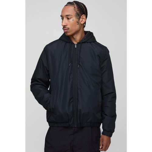 Bomber à capuche léger matelassé homme - S - Boohooman - Modalova