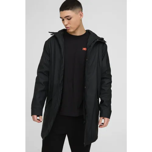 Imperméable droit long résistant à la douche homme - S - Boohooman - Modalova